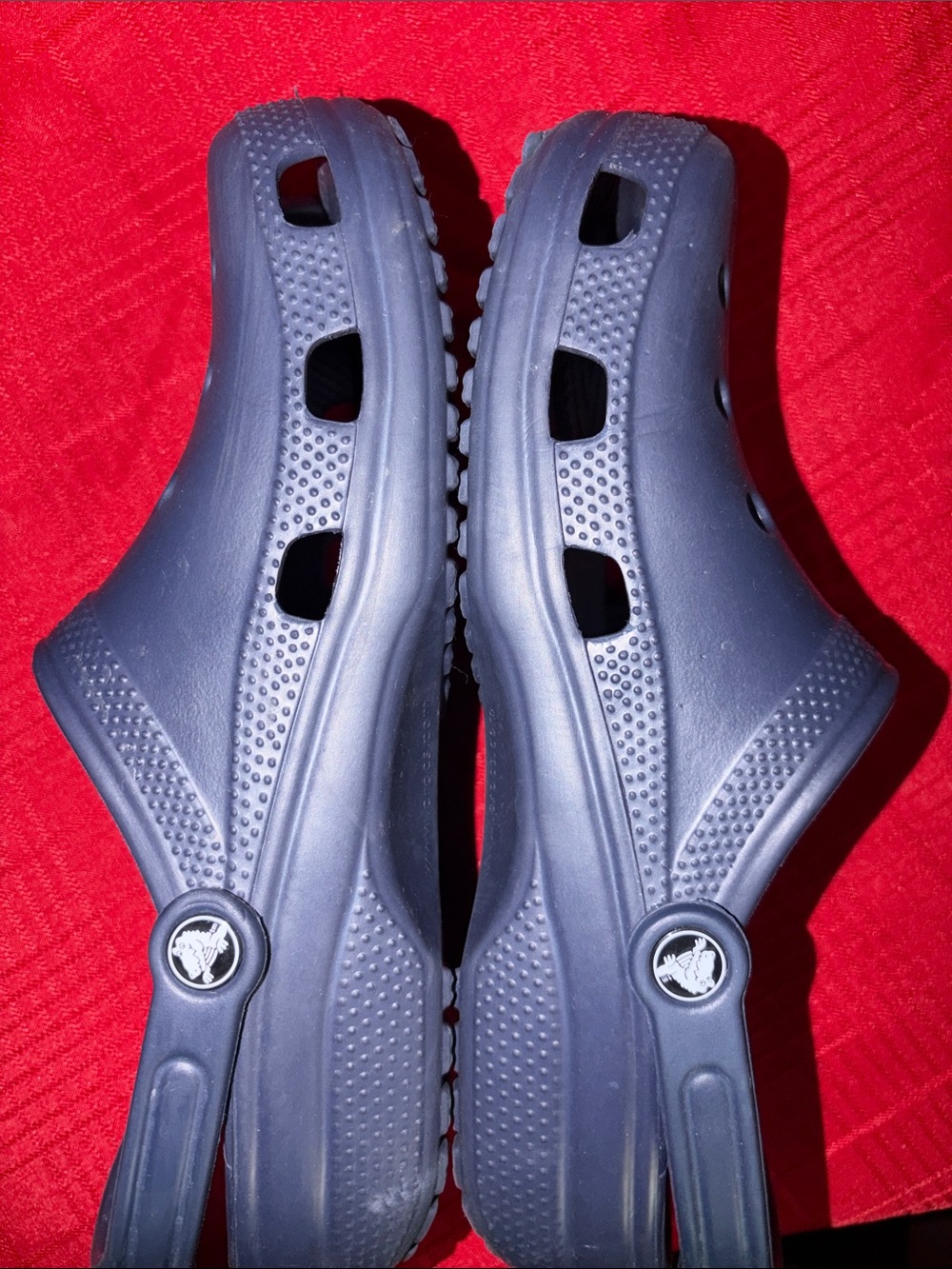 Men’s Size 10 NAVY BLUE CROCS Women’s Size 12 - Picture 5 of 10